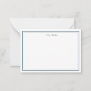 Luchtige Pastel Elegante Briefpapier Notitiekaart Notitiekaartje