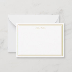 Luchtige Pastel Elegante Briefpapier Notitiekaart Notitiekaartje