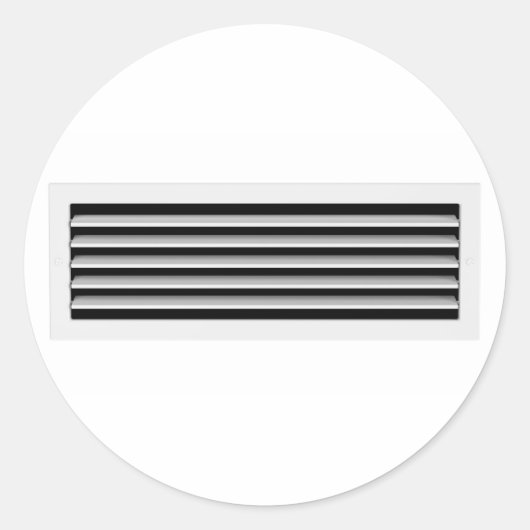 Luchtinlaat Ronde Sticker (Voorkant)