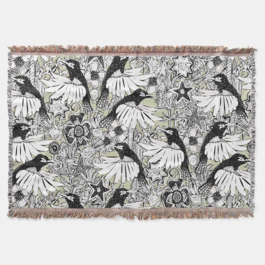 luchtkolibrie deken (Voorkant)