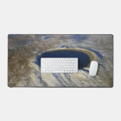 Luchtkrater Pingualuit, Quebec, Canada. Bureaumat (Keyboard & Muis)