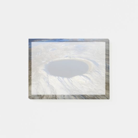 Luchtkrater Pingualuit, Quebec, Canada. Post-it® Notes (Voorkant)