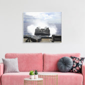 Luchtkussencombinatie voor een landingsvaartuig canvas afdruk (Insitu (Woonkamer))