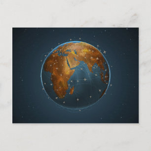 Luchtlijnen 2 briefkaart