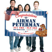 Luchtmacht Afstuderen 321 TRS Warthogs Mascotte 3x Spandoek