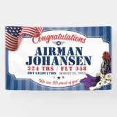 Luchtmacht Afstuderen 324 TRS Ridders Mascotte 3x5 Spandoek (Horizontaal)