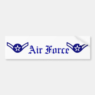 Luchtmacht Airman rank Bumpersticker