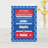 Luchtmacht Basisopleiding Personalis Rood, Wit, BL Kaart (Gele Bloem)