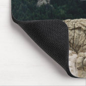 Luchtmacht Een vliegend over de Rushmore Mousepad Muismat (Hoek)