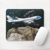 Luchtmacht Een vliegend over de Rushmore Mousepad Muismat (Met muis)