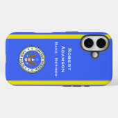 Luchtmacht embleem en kleuren personaliseren Case-Mate iPhone case (Achterkant (horizontaal))