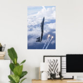 Luchtmacht F-15 Eagle Poster (Thuiskantoor)