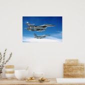 Luchtmacht F-16's Poster (Keuken)