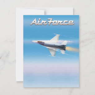 Luchtmacht Jet Poster