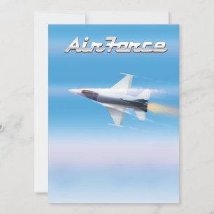 Luchtmacht Jet Poster
