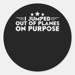 Luchtmacht - militair ontwerp ronde sticker