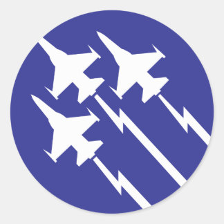 Luchtmacht Ronde Sticker