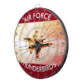 Luchtmacht Thunderbird Close Pass Dartbord (Voorkant Rechts)