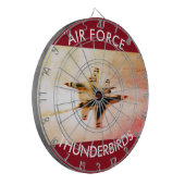Luchtmacht Thunderbird Close Pass Dartbord (Voorkant Links)