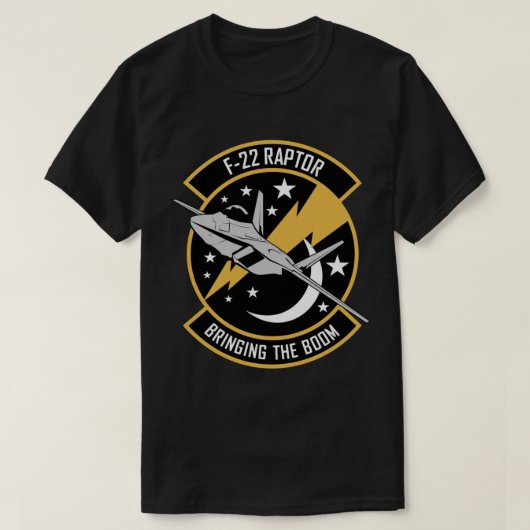 Luchtmacht Vighter Jet Hoodie - F-22 Raptor T-shirt (Design voorkant)