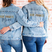 Luchtmacht Vrouw Bruiloft Gift In Militaire Camouf Denim Jacket