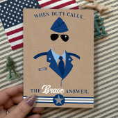 Luchtmacht weggaan Party NAVY BLAUW GRIJS Militair Kaart