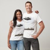 Luchtmachtpararescutie voert een gevechtsvaartuig t-shirt (Unisex)