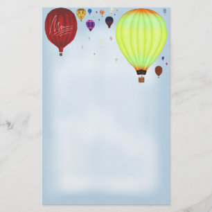 Luchtpost ~Hete Luchtballonnen~ Stationery Briefpapier