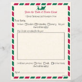  luchtpost kerstbrief aan de kerstman (Voorkant)