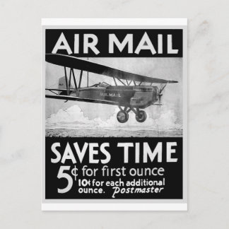 Luchtpost Poster Briefkaart