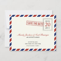 Luchtpost Save The Date Aankondiging