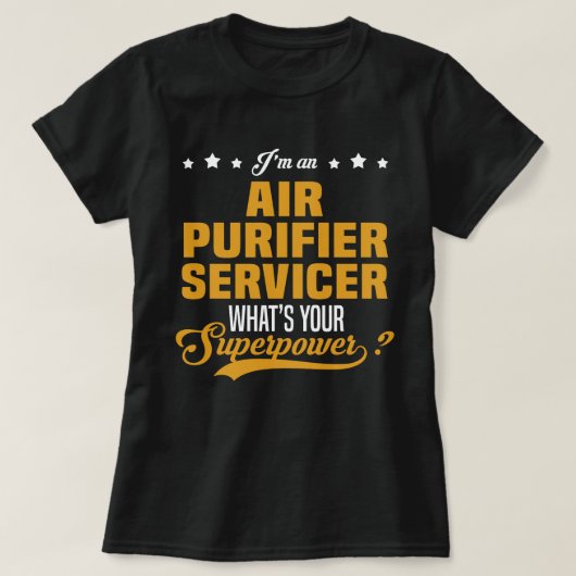 Luchtreiniger Servicer T-shirt (Design voorkant)