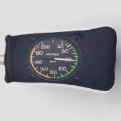 Luchtsnelheidsmeter Golfheadcover (Voorkant)