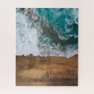 Luchtstrandzicht Legpuzzel