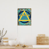 Luchtsymbool voor Windows Guide mij Poster (Keuken)