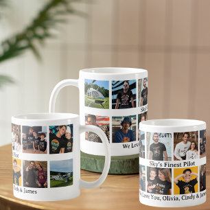 Luchtvaart 12 Foto Hemel Beste Piloot Modern Koel Koffiemok