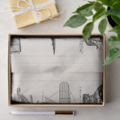 Luchtvaart (1897) Ephemera Decoupage Tissuepapier (Geschenk)