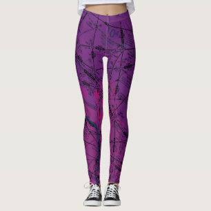 Luchtvaart Chart Leggings