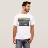 Luchtvaart langs de kust t-shirt (Voorkant volledig)