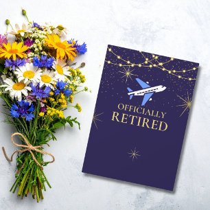 Luchtvaart Piloot Pensioen Foto Vluchtbemanning Be Feestdagenkaart