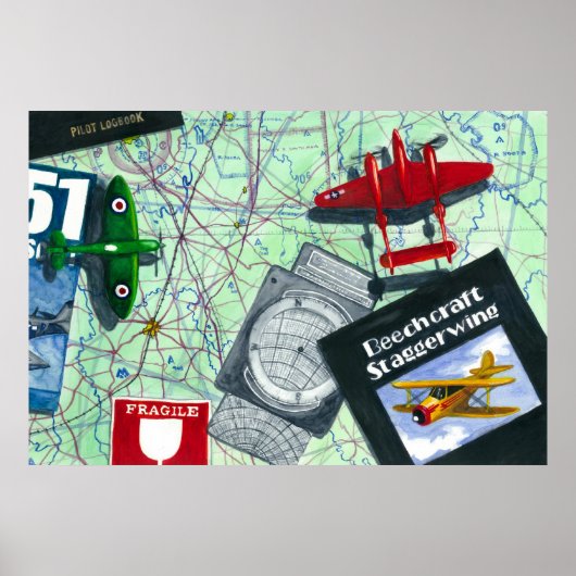 Luchtvaart Poster (Voorkant)