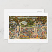 Luchtvaart Uitzicht van Battle Creek, Michigan, Briefkaart (Voorkant / Achterkant)