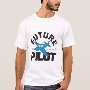 Luchtvaart voor kinderen vliegen Hoge Toekomst Pil T-shirt