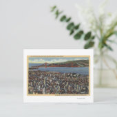 Luchtvaartdienst van het gehele centrum briefkaart (Staand voorkant)