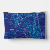 Luchtvaartkaart Accessoire Pouch Etui (Achterkant)