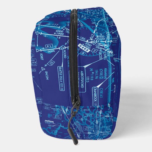 Luchtvaartkaart Dopp Kit Toilettasje (Rechts)