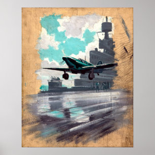 luchtvaartkunst poster