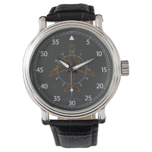 Luchtvaartmaatschappij Aviators Horloge