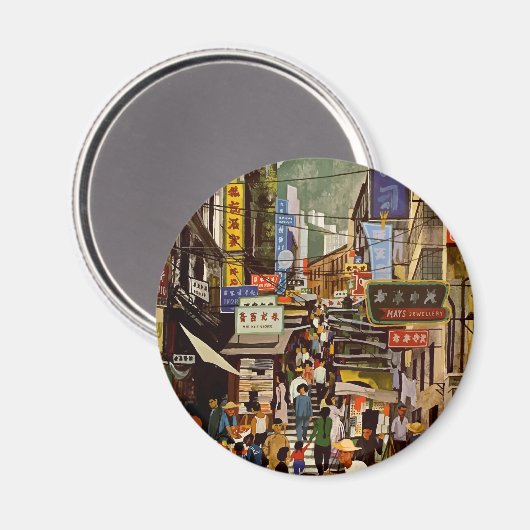  luchtvaartmaatschappij Hong Kong China Reis Magneet (Voorkant / Achterkant)