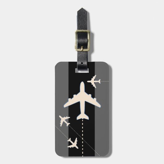 luchtvaartmaatschappijen bagagelabel (Voorkant verticaal)